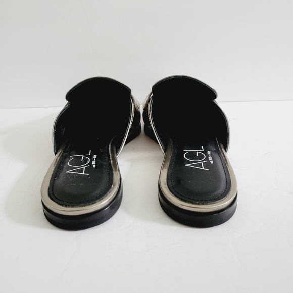 NEW AGL REI Leather Pointed Toe Mule - Picture 5 of 8